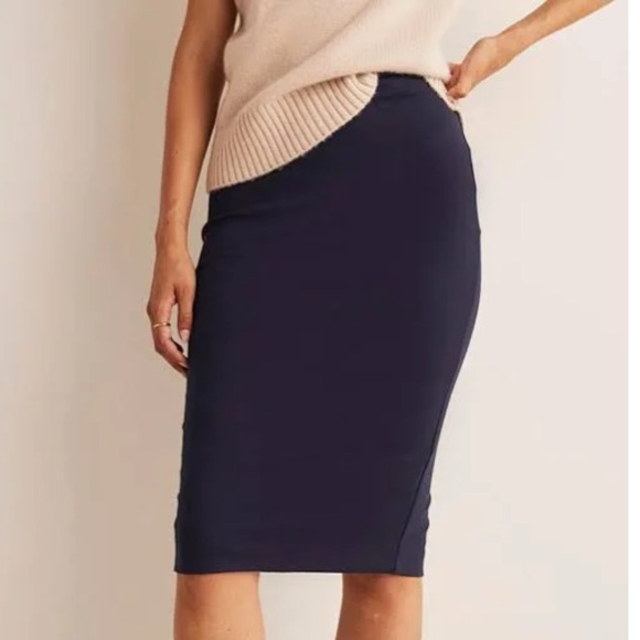 Boden Dresses & Skirts - Boden Hampshire Ponte Skirt in Navy Blue